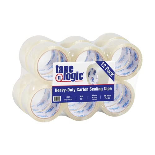 Aviditi Tape Logic 2 Inch x 55 Yards Packing Tape 12 Pack