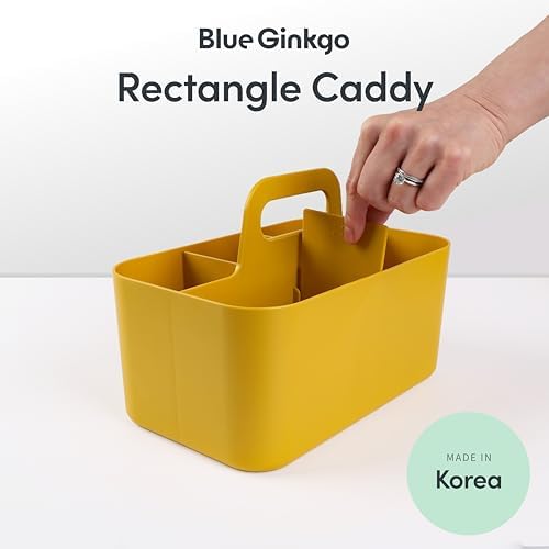 BLUE GINKGO Stackable Organizer Caddy - Korean Made Portable Tote