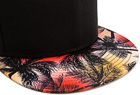Quanhaigou Colorful Snapback Hat for Men Women