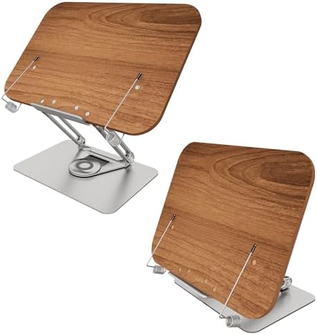 Luxdecor Adjustable Wood Book Stand for Reading