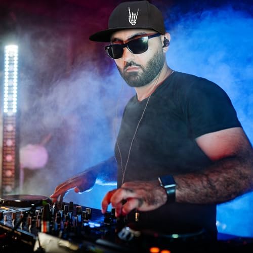 Tijeyi Adjustable Black Snapback Hat for Men