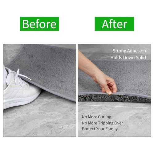 2Pack Heavy Duty Double-Sided Carpet Tape for Rugs Carpets