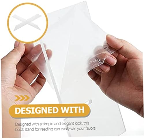 HONMEET X-Shaped Reading Stand for Cookbooks and Desk Use