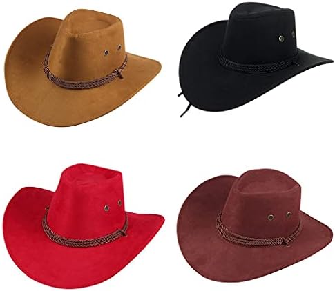 Unisex Classic Straw Cowboy Hat for Men Women