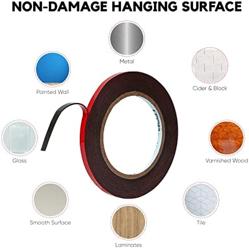 HPP Mounting Tape 025in x 16ft Heavy Duty Black Double Sided