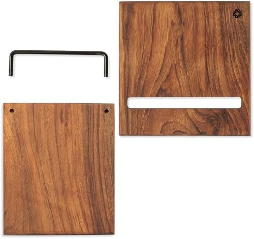 TILISMA Adjustable Wooden Book Stand for Kitchen and Reading