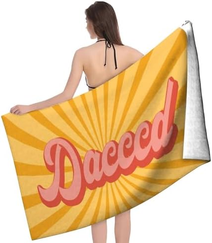 Personalized Beach Towel with Name for Kids Adults