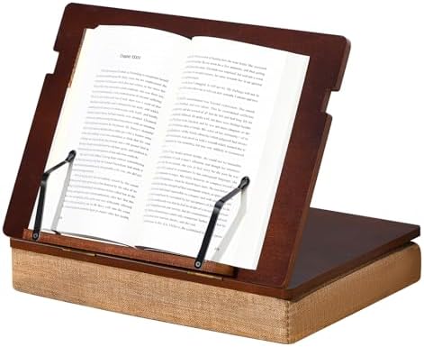 Juexica Wood Book Stand 147 x 106 Inches Portable Reading Holder