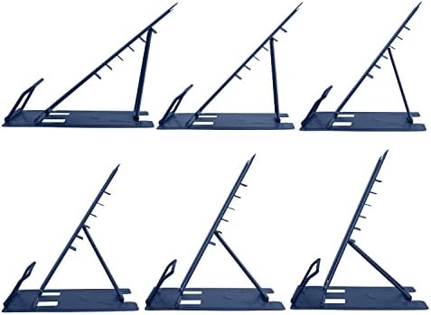 Honagu Portable Foldable Book Stand for Reading Adjustable Metal Holder