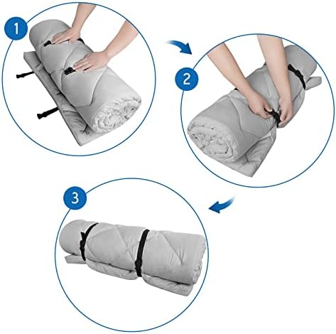 Coldwind Cot Mattress Pad 30x75x2 Inch Quilted Camping Mattress Topper