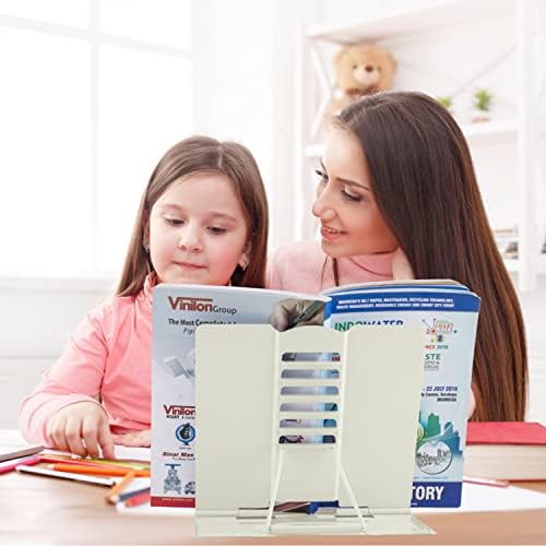 Honagu Adjustable Metal Book Stand for Reading and Studying