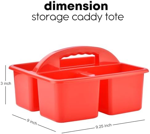 Alink 6-Pack Plastic Caddy Organizer with Handle