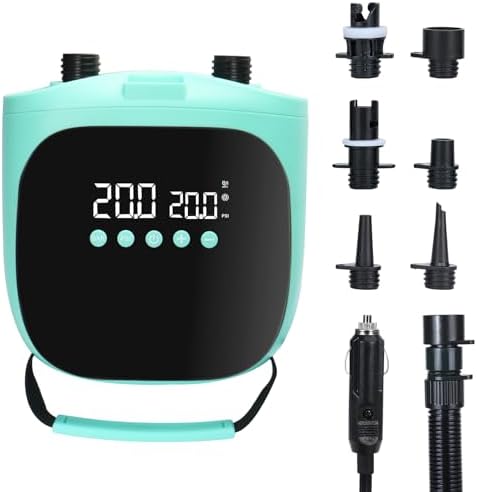 New Meetall Electric SUP Pump 20PSI Auto Shutoff Inflatable Air Pump
