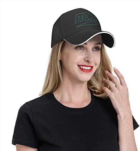 Whirose Storm Bowling Adjustable Sun Cap Black