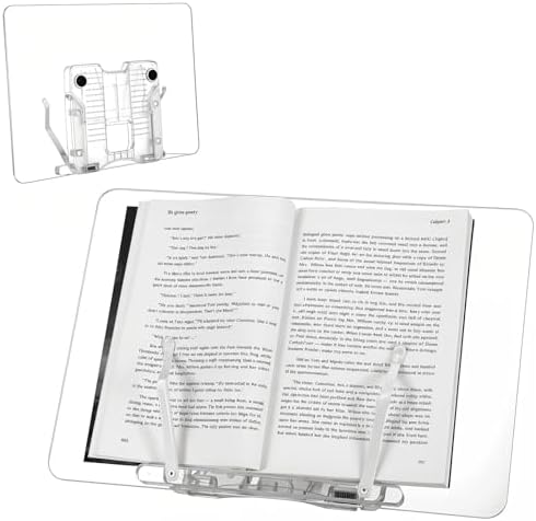 Adjustable Clear Acrylic Book Stand Holder