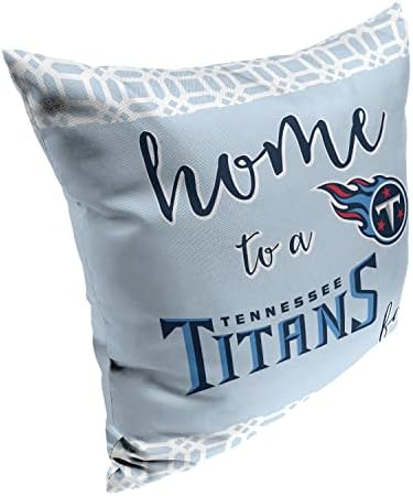Northwest NFL 2 Piece Tennessee Titans Throw Pillow Cover 18X18