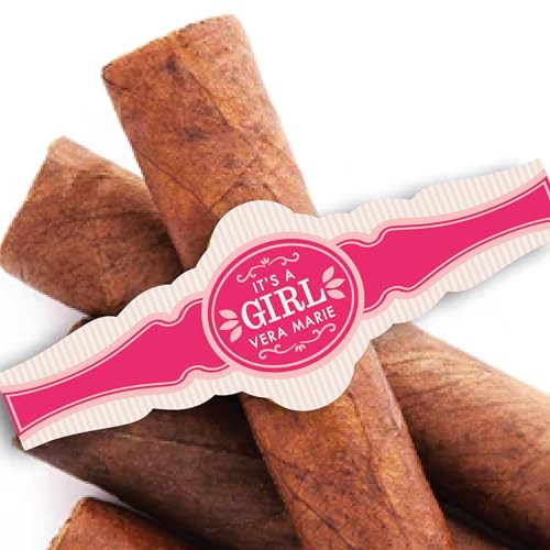 Custom Baby Shower Cigar Labels Set of 16 1
