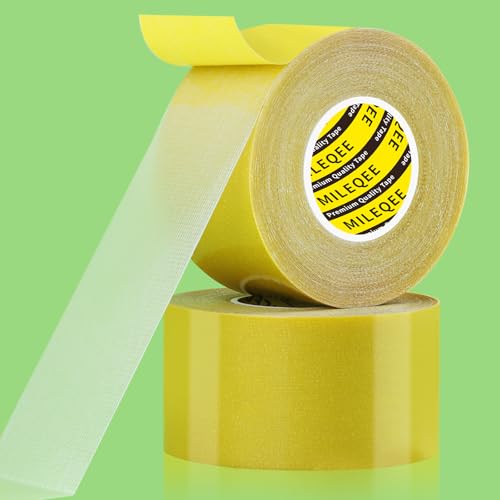 2Pack Heavy Duty Double-Sided Carpet Tape for Rugs Carpets