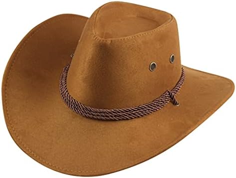 Unisex Classic Straw Cowboy Hat for Men Women