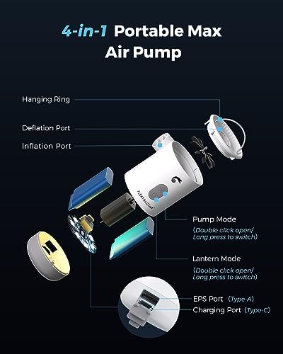 FLEXTAILGEAR 45kPa Air Pump with LED Light 1