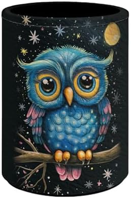 HUGS IDEA Cute Owl Pencil Pen Holder Stand Desk Organizer
