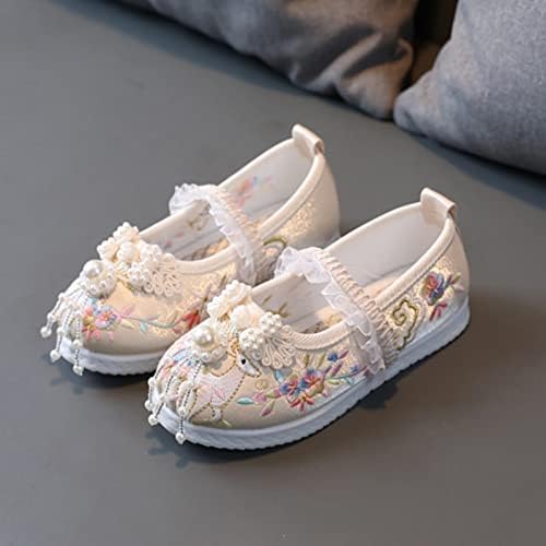 Girls Handmade Hanfu Embroidered Rain Boots for Kids
