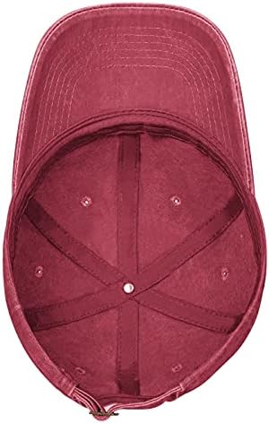 MZERSE Washed Cotton Distressed Baseball Cap Unisex