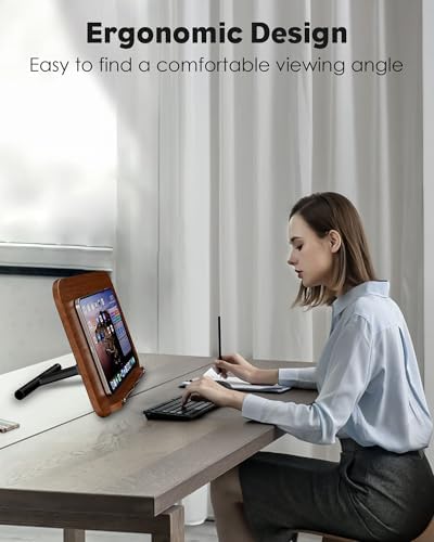 Aboutool 2 in 1 Floor Desktop Book Stand 1