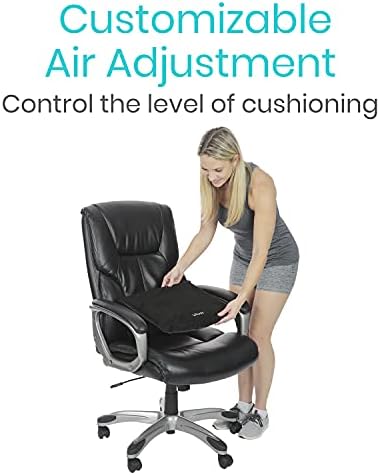 Vive Self Inflatable Seat Cushion - Portable Lightweight Durable
