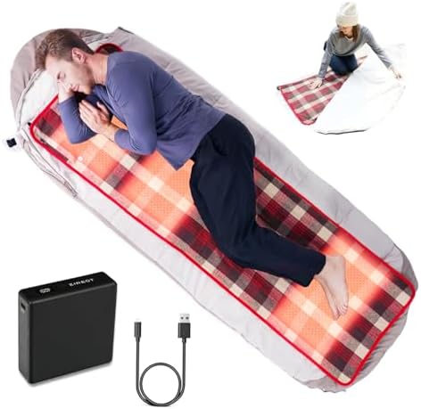 Zireot Heated Sleeping Pad with 3 Zones and 13500mAh Battery 1