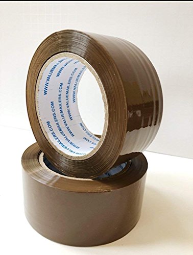 ValueMailers Tan Packing Tape 2 x 330 6 Rolls