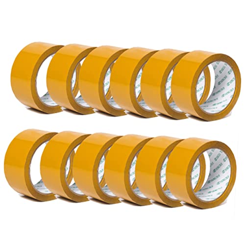 COHEALI 2 Rolls Double Sided Clear Packing Tape