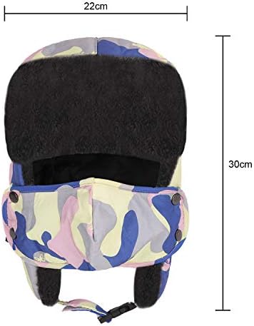 MioCloth Kids Winter Trapper Hat with Faux Fur