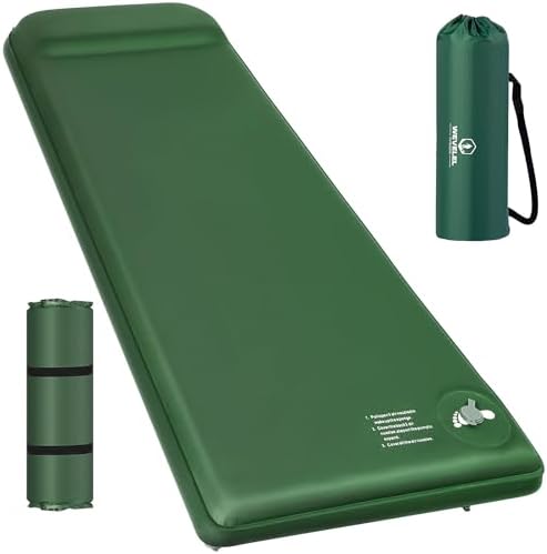 Wevelel Memory Foam Sleeping Pad for Camping and Travel