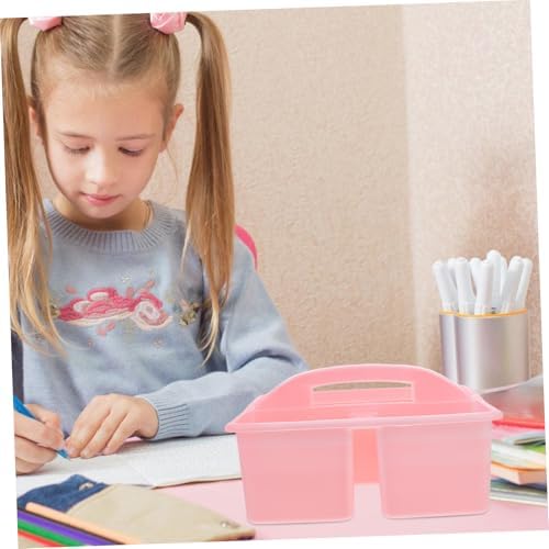 3 Compartment Plastic Storage Basket with Handle