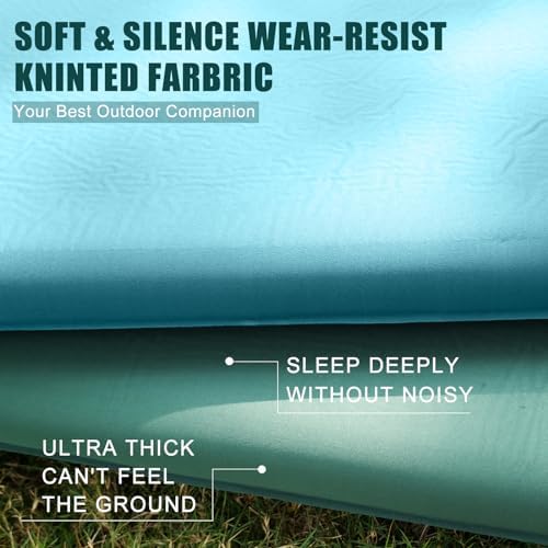 NYECHTO Double Self Inflating Sleeping Pad with Electric Pump