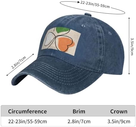 MZERSE Adjustable Washed Cotton Dad Hat for Men Women