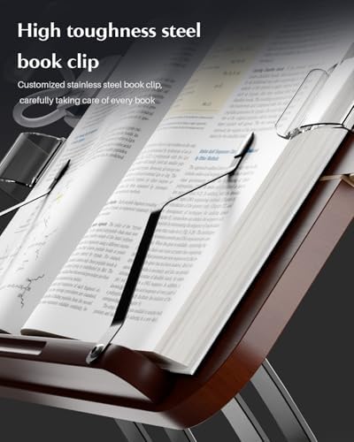 EWX Adjustable Book Stand with 360 Rotatable Light