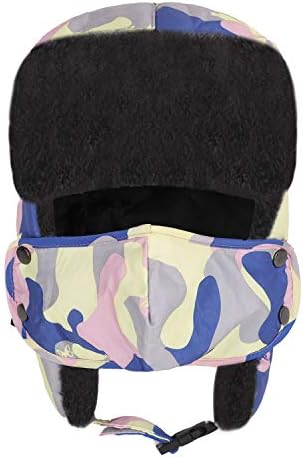 MioCloth Kids Winter Trapper Hat with Faux Fur