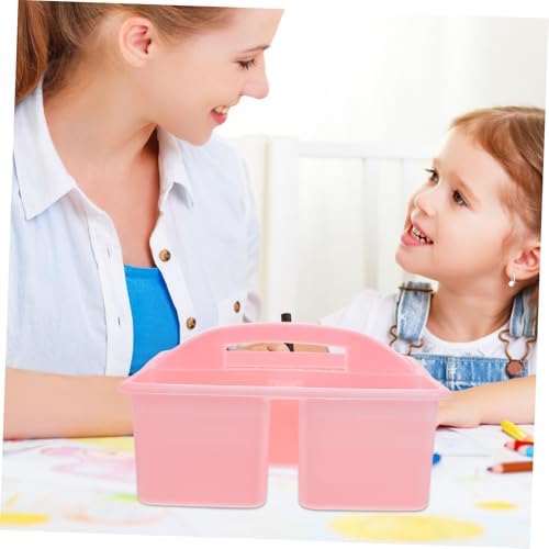 3 Compartment Plastic Storage Basket with Handle