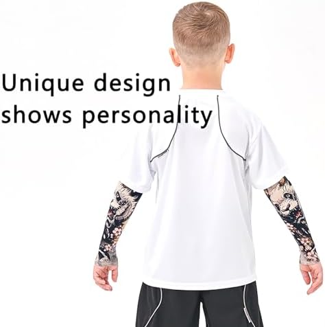 UV Sun Protection Arm Sleeves for Kids Youth UPF 50