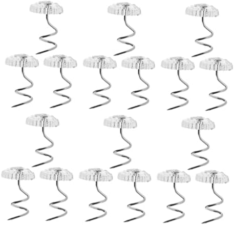 DOITOOL 100Pcs Spiral Tacks for Sofa Covers and Bed Skirts