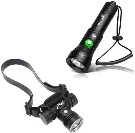 WINDFIRE 4 Modes Diving Flashlight with IPX8 Waterproof