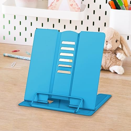 Honagu Small Book Stand for Reading Hands Free with Adjustable Design