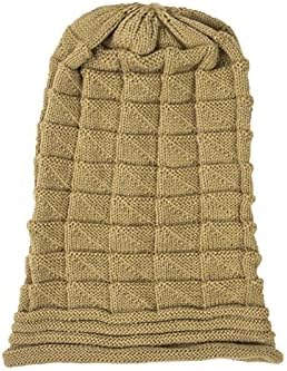 Womens Winter Beanie - Soft Stretch Chunky Cable Knit Hat