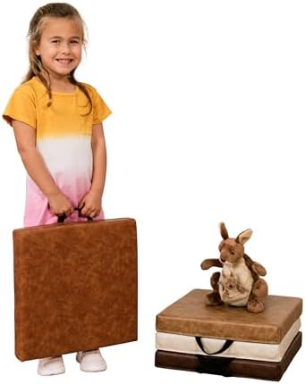Factory Direct Partners Rustic Kid Floor Cushions 4-Pack