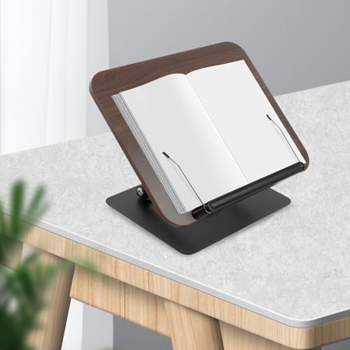 ZJMCAJY Foldable Book Stand with 360 Rotating Base 1