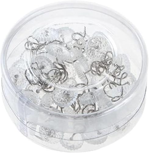 20Pcs Clear Head Tacks for Bed Skirt and Slipcovers