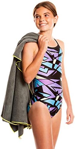 Flow Microfiber Quick Dry Swim Towel - Gray Medium