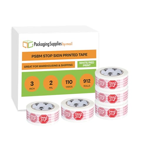 PSBM Broken Seal Tape 3 Inch x 110 Yards 912 Pack